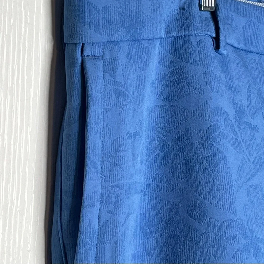 Peter Miller Blue Floral Tropical Golf Shorts Sz 38 BONN Sport